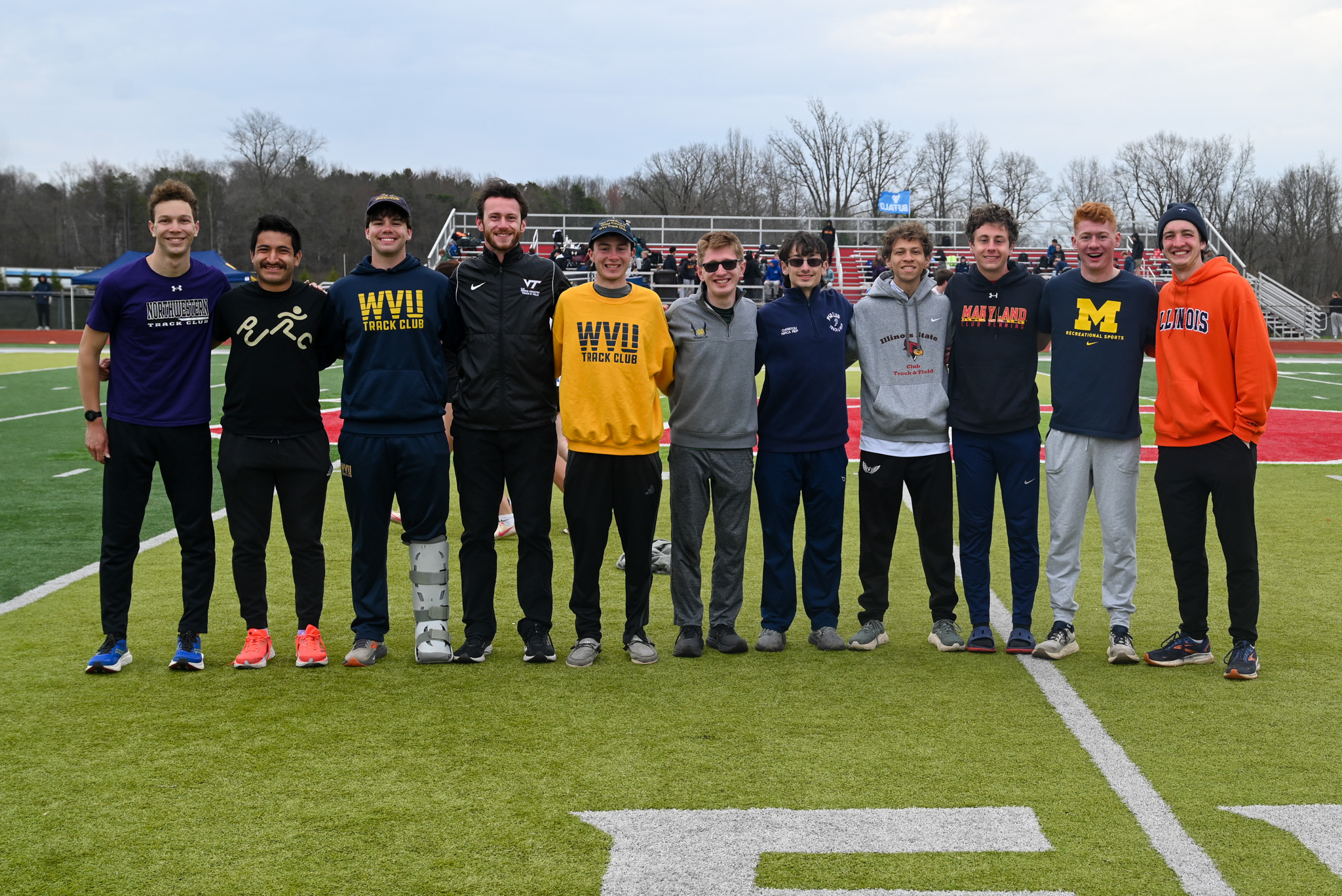 CRC Coaches Poll members at 2026 NIRCA Track and Field Nationals